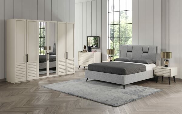 Trend Bej Yatak Odası