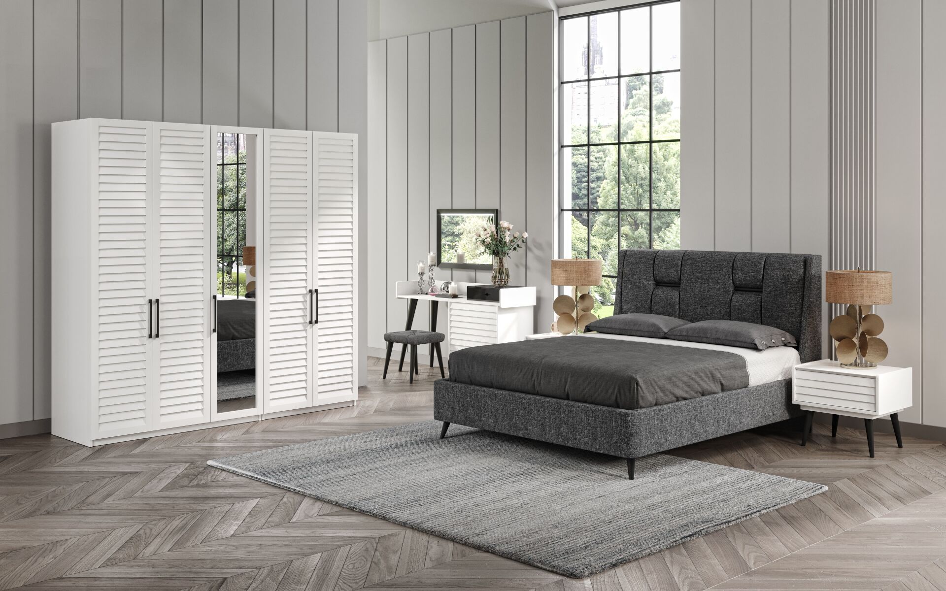 Trend Beyaz Yatak Odası