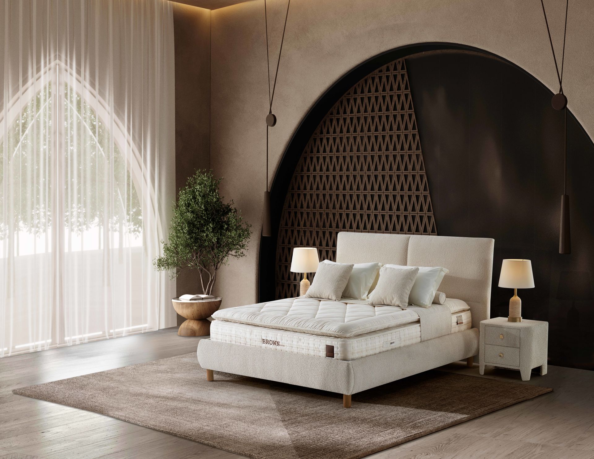 Brown Twist Dion Set