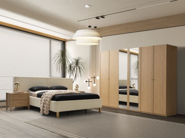 Lima  Meşe Yatak Odası