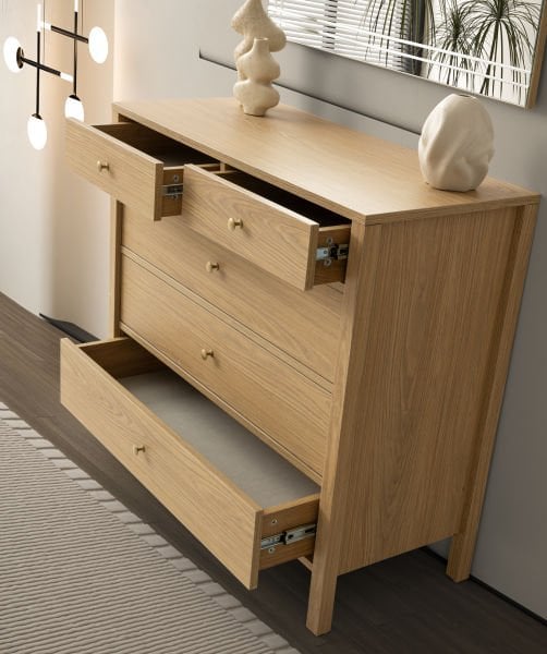 Lima  Meşe Yatak Odası