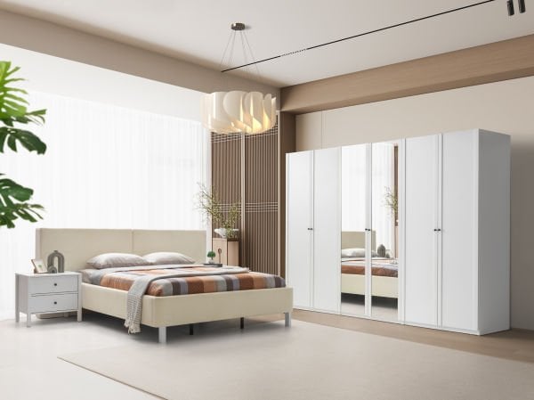 Lima  Beyaz Yatak Odası