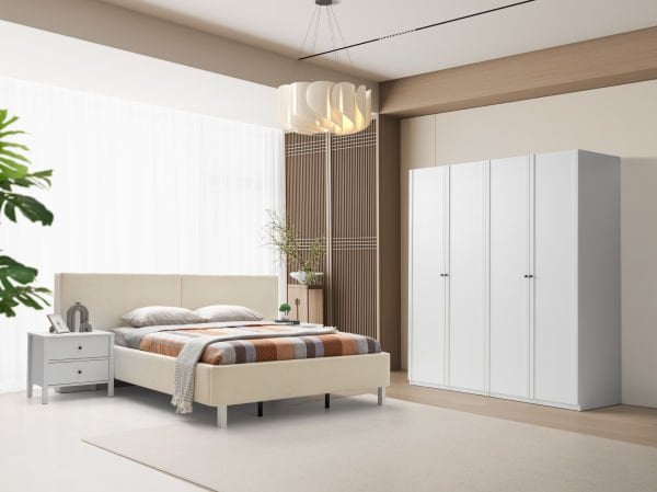 Lima  Beyaz Yatak Odası