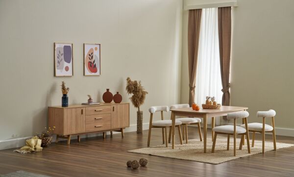 Lagos Yemek Odası + Ünite + Sehpa