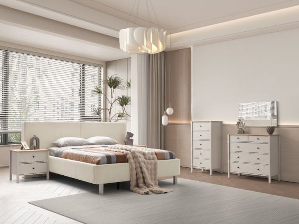 Lima  Bej Meşe Yatak Odası