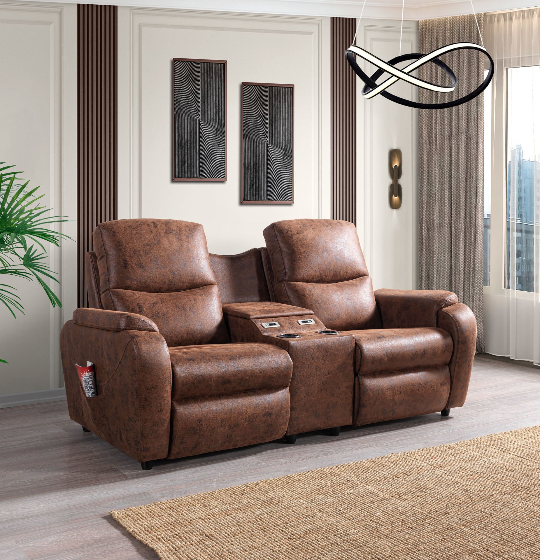 Alis İkili Sinema Koltuğu (Motorlu)