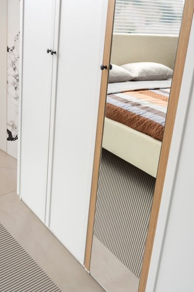 Lima  Beyaz Meşe Yatak Odası