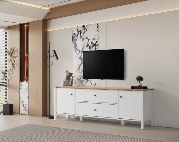 Lima Beyaz Meşe Yemek Odası