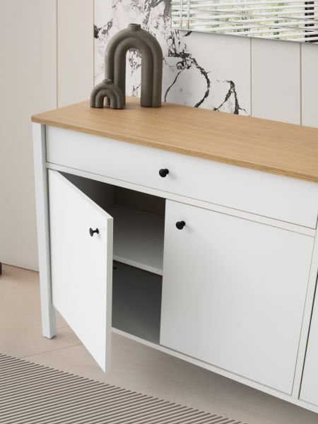 Lima Beyaz Meşe Yemek Odası