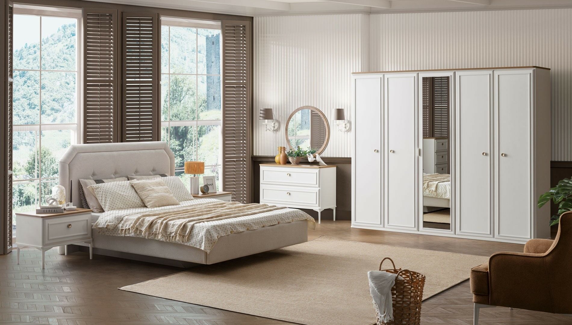 Modern Country Yatak Odası