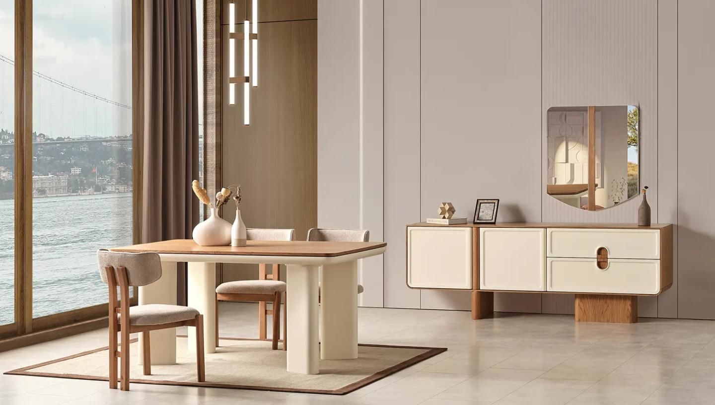 Corel Yemek Odası + Ünite + Sehpa